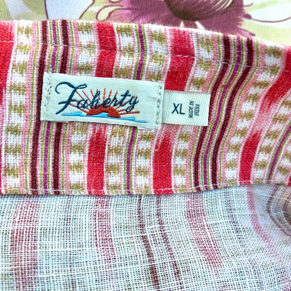 Faherty Pacifica Printed Wrap Skirt Sz XL - Picture 5 of 7